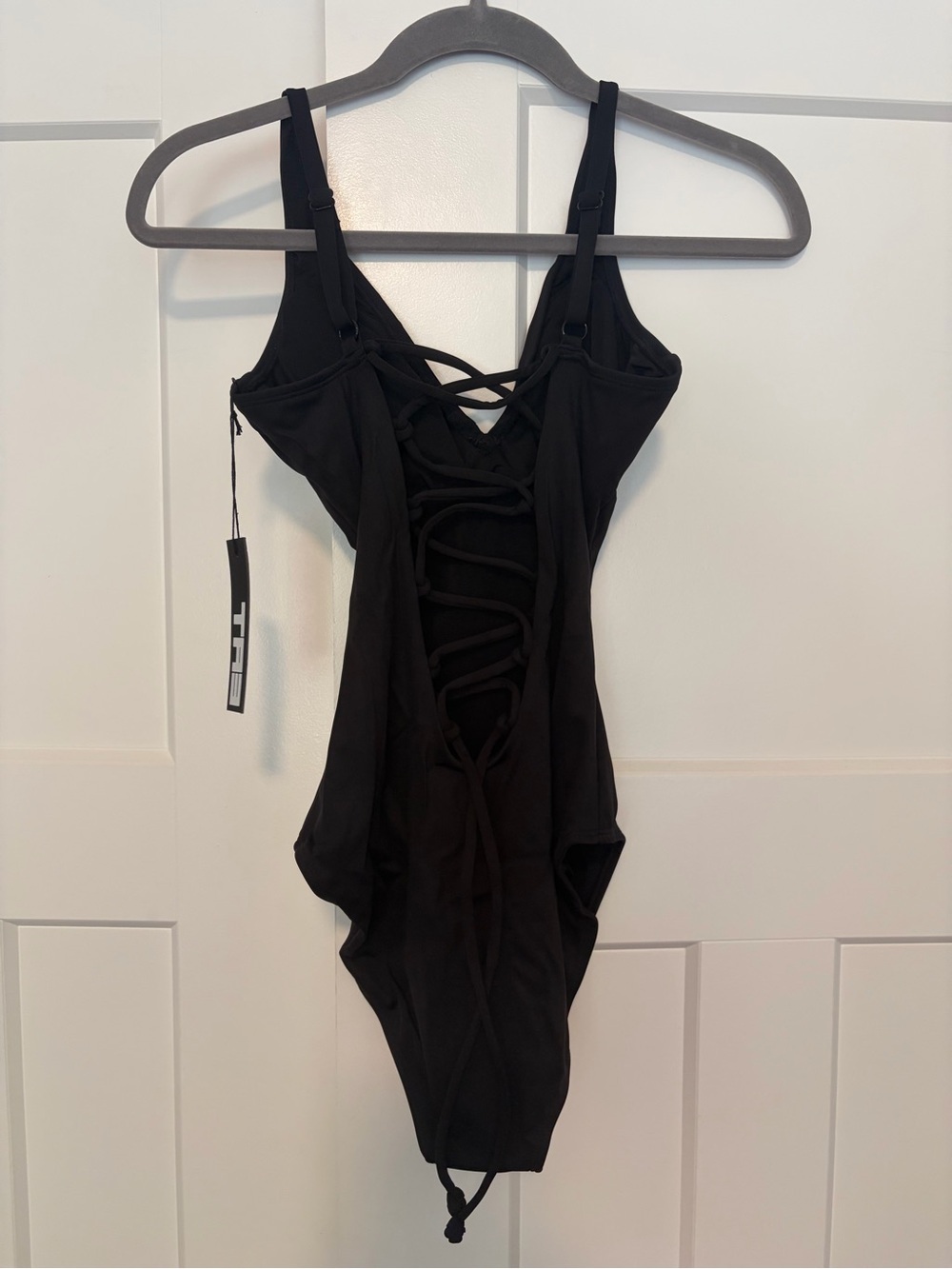 TA3 Plungey Black XS (XLong Torso) Sculpting Corset Swimsuit NWT - Picture 11 of 11